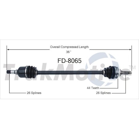 Surtrack Axle Cv Axle Shaft, Fd-8065 FD-8065